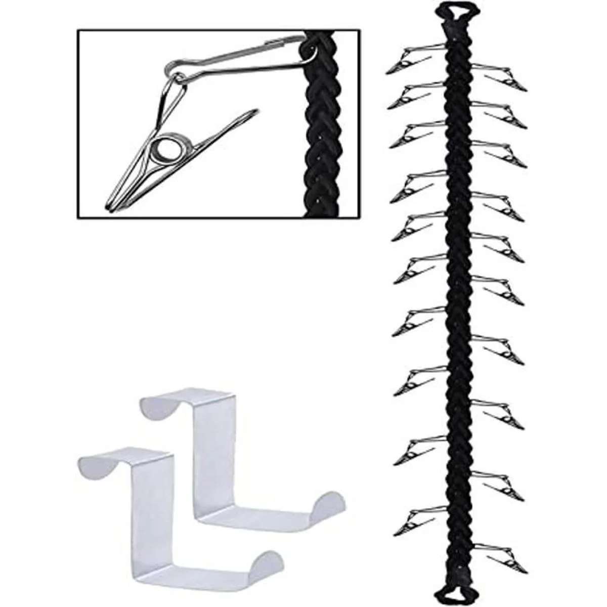 Cadena de almacenamiento para colgar sobre la puerta con_1