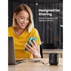 UGREEN Divisor de auriculares de 0.138 in de nailon_3