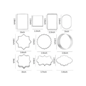 10 piezas de moldes para galletas con marco de placa para_2