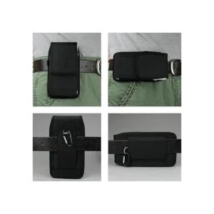 Funda de nailon para teléfono celular funda magnética_3