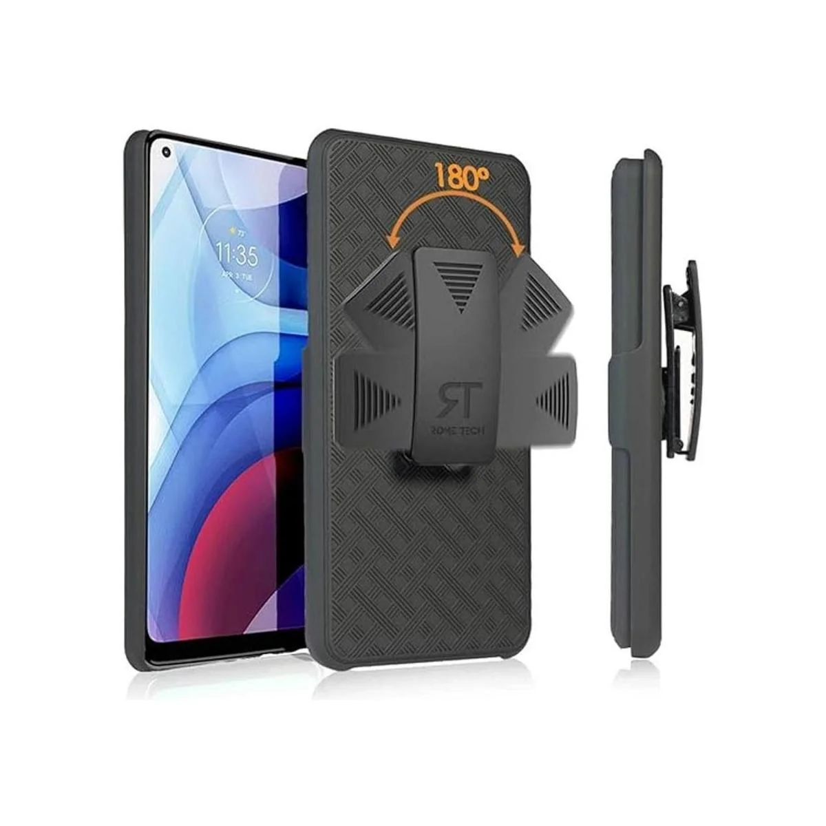 Rome Tech Funda con clip para cinturón para Moto G Stylus_1