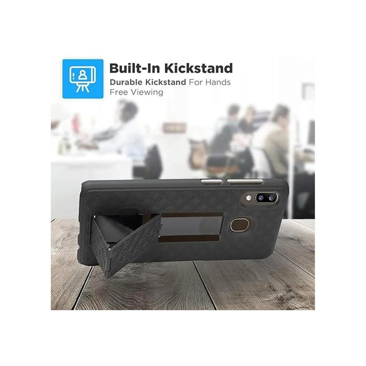 Rome Tech Funda de teléfono y clip para Galaxy A20 A30_5