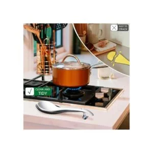 Soporte de cuchara de acero inoxidable para cocina
