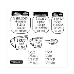TOOLSSIDE Tabla de conversión de medidas de cocina_3