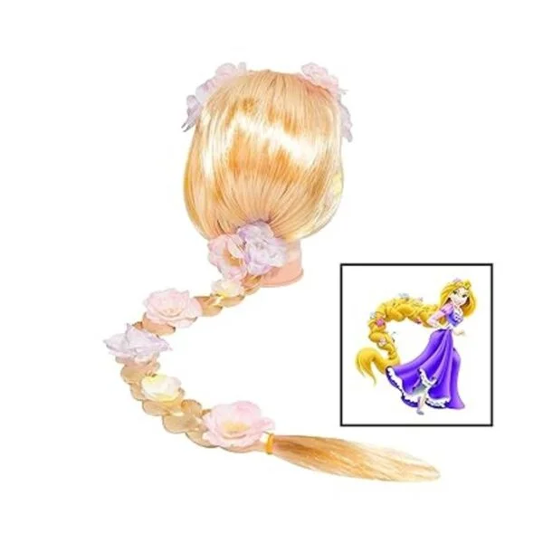 SINCERE PARTY Peluca de princesa para niñas peluca rubia_6