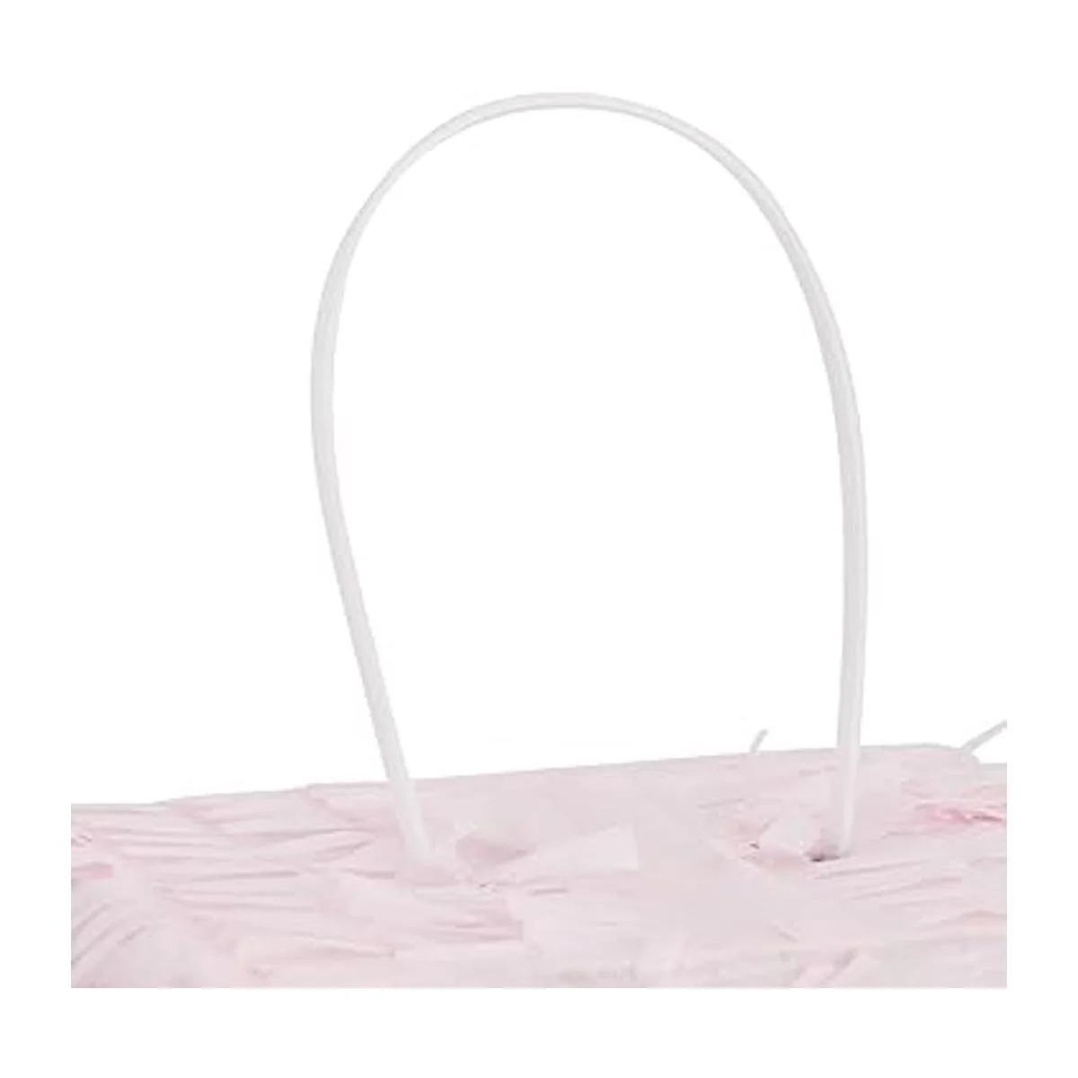 Piñata pequeña rosa y dorada número 7 para decoración de_4