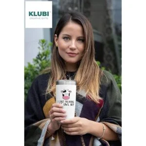 Cow Gifts Vaso de café de 20 onzas para café o vino idea