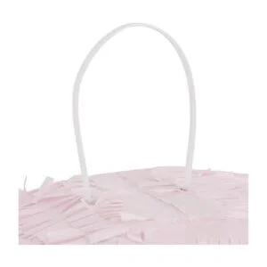 Piñata pequeña de color rosa y dorado número 0 para_5