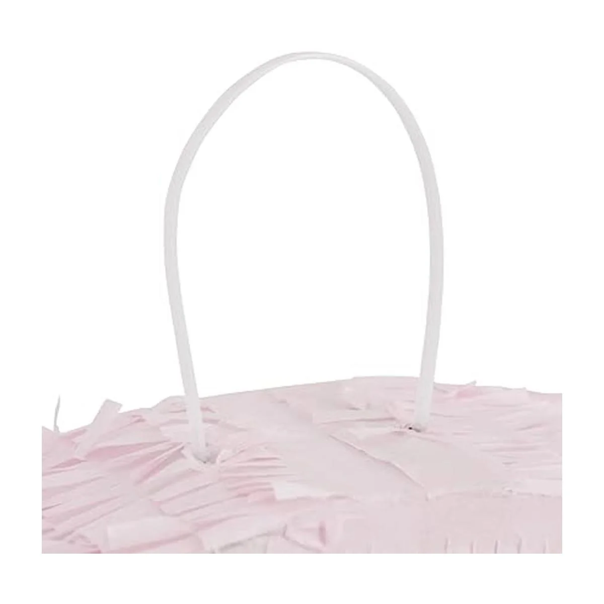 Piñata pequeña de color rosa y dorado número 0 para_5