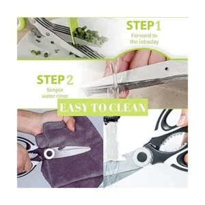 Juego de tijeras de cocina para hierbas incluye tijeras