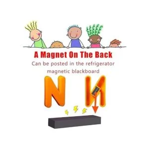 ABCaptain Letras magnéticas del alfabeto ABC 123 imanes de_3