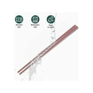 GLAMFIELDS Palillos de metal reutilizables aptos para