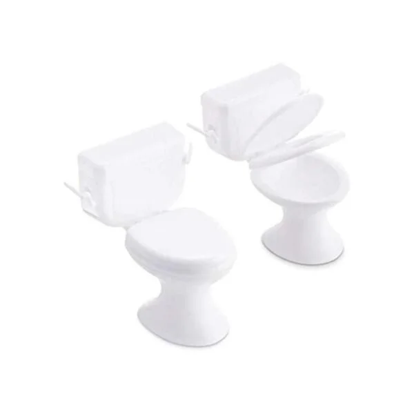 2 piezas mini asiento de inodoro de juguete para casa de_1