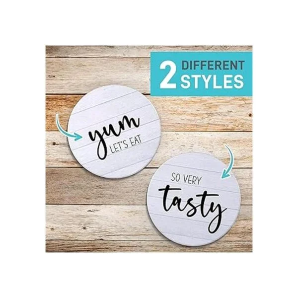 Elegantes salvamanteles para platos calientes juego de 2