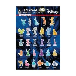 Disney Marie Clear Rompecabezas de cristal 3D original_3