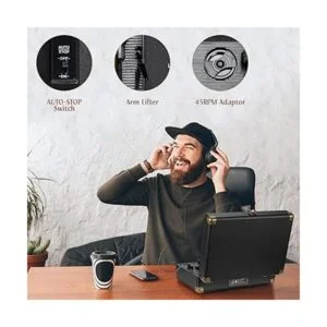 Reproductor de discos de vinilo de 3 velocidades maleta_5