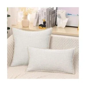 decorUhome Juego de 2 fundas de almohada decorativas de 20_5