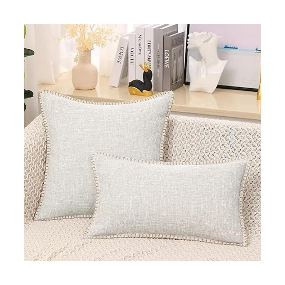 decorUhome Juego de 2 fundas de almohada decorativas de 20_5