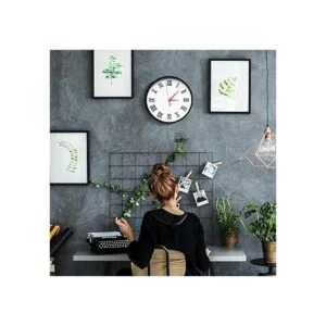 Kigeli Reloj de pared de cuarzo para bricolaje 6 números