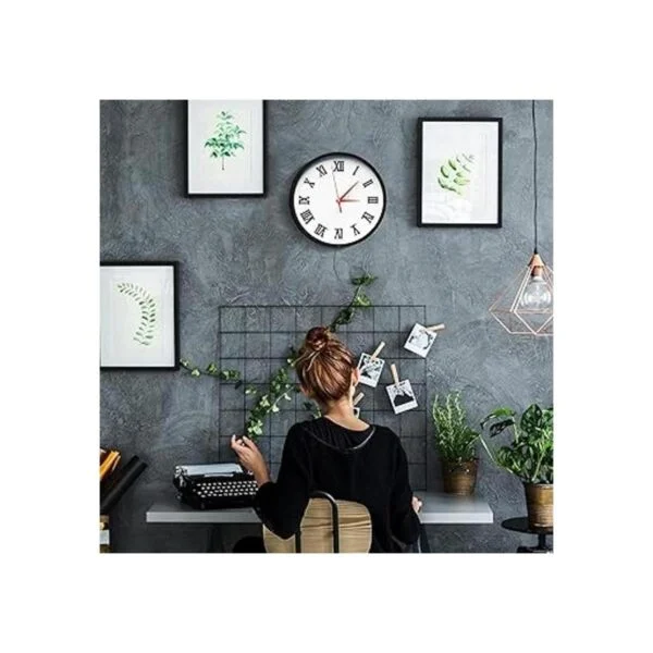 Kigeli Reloj de pared de cuarzo para bricolaje 6 números