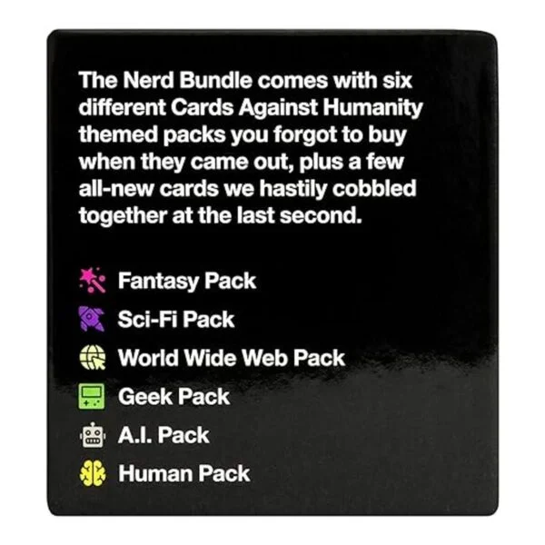 Cards Against Humanity Paquete Nerd 6 paquetes_3