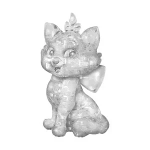 Disney Marie Clear Rompecabezas de cristal 3D original_2