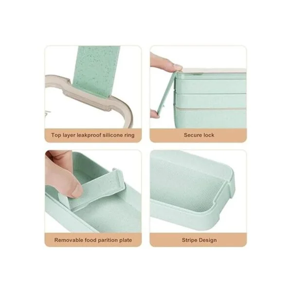 Lonchera japonesa Bento Box para adultos y niños;_4