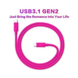 Cable USB tipo C a C 3.1 Gen 2 con 100 W PD transferencia_2