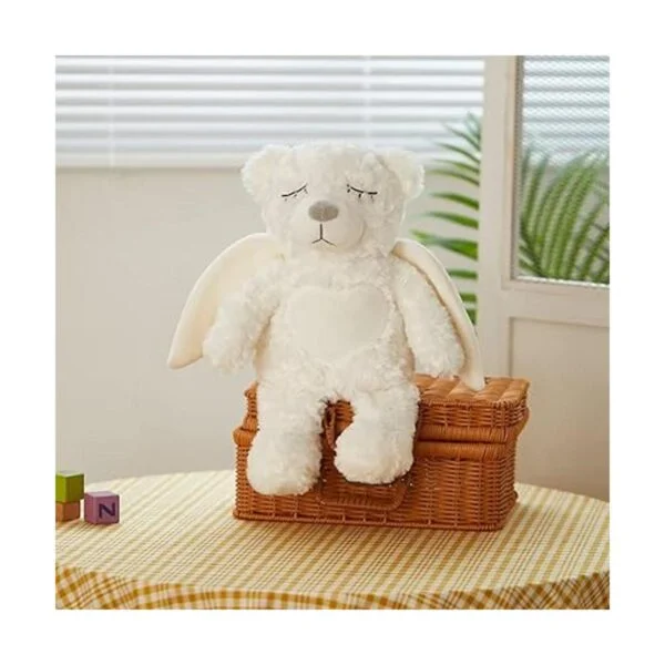 Athoinsu Oso de peluche de ángel iluminado con luz LED de_2