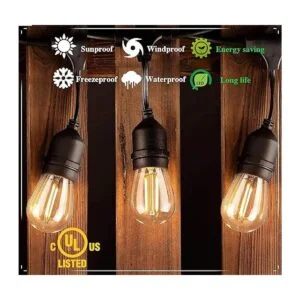 Paquete de 15 bombillas LED S14 para cadena de luces al_2