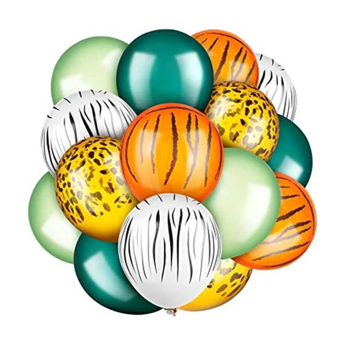 Liliful 24 globos de selva de 12 pulgadas globos de_1