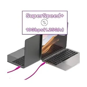 Cable USB tipo C a C 3.1 Gen 2 con 100 W PD transferencia_3