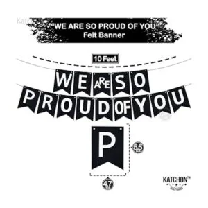 Banner de fieltro de 10 pies no DIY Decoraciones de_4