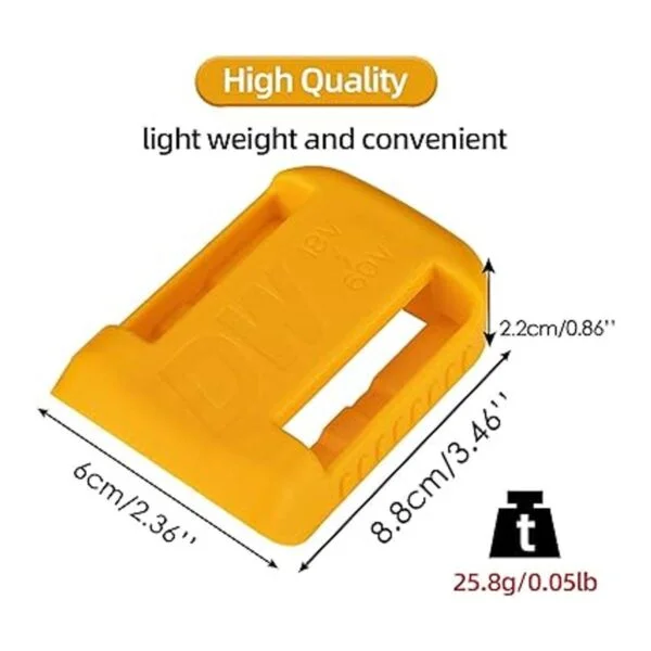 Paquete de 5 soportes de batería para batería Dewalt de 20_4