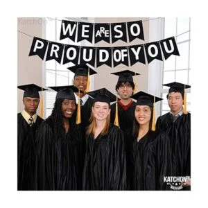 Banner de fieltro de 10 pies no DIY Decoraciones de_5