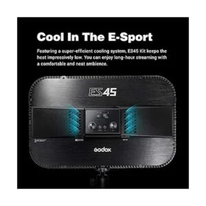 Godox Luz clave ES45 luz de video LED con soporte de_4