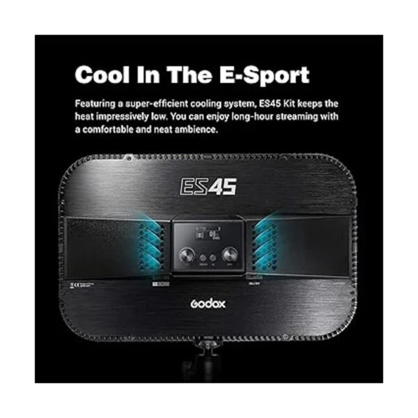 Godox Luz clave ES45 luz de video LED con soporte de_4