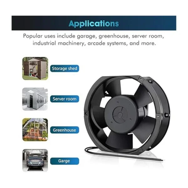 Wathai Ventilador axial de CA de 110 V 120 V gran flujo_6