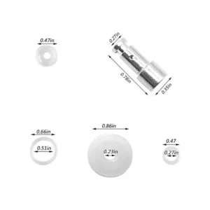 Paquete de 10 juntas de repuesto universales para válvulas