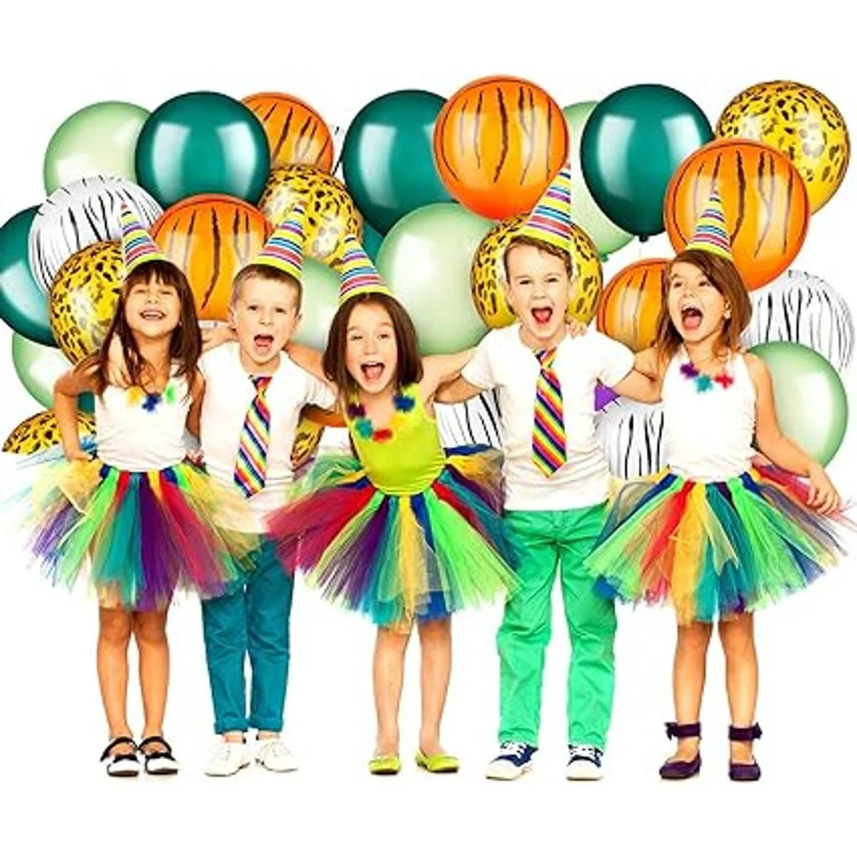 Liliful 24 globos de selva de 12 pulgadas globos de_5