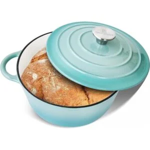 Trustmade Horno holandés recubierto de hierro fundido_1