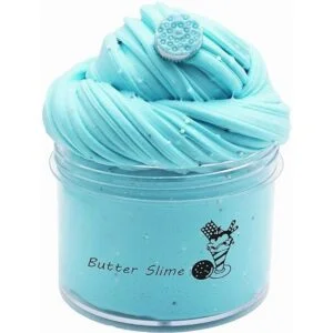 Luskidol Crema de mantequilla de juguete de slime azul_1