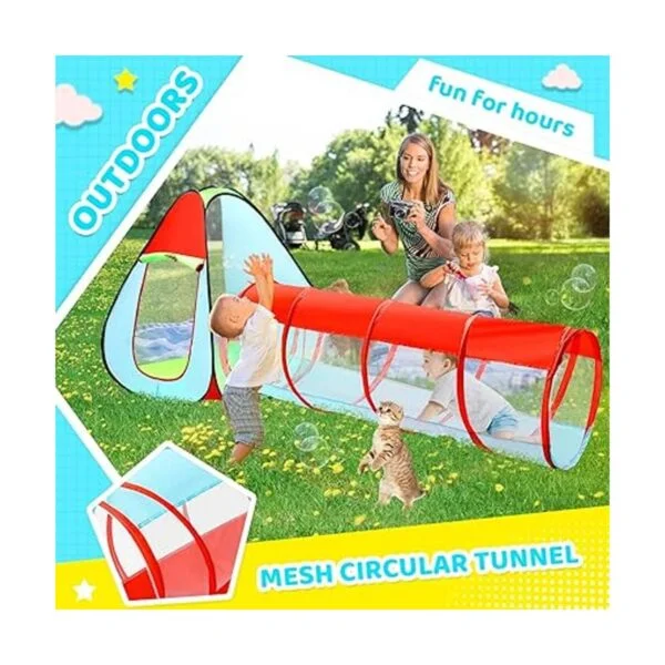 Tienda de campaña de juego para niños pequeños con pozo de_5