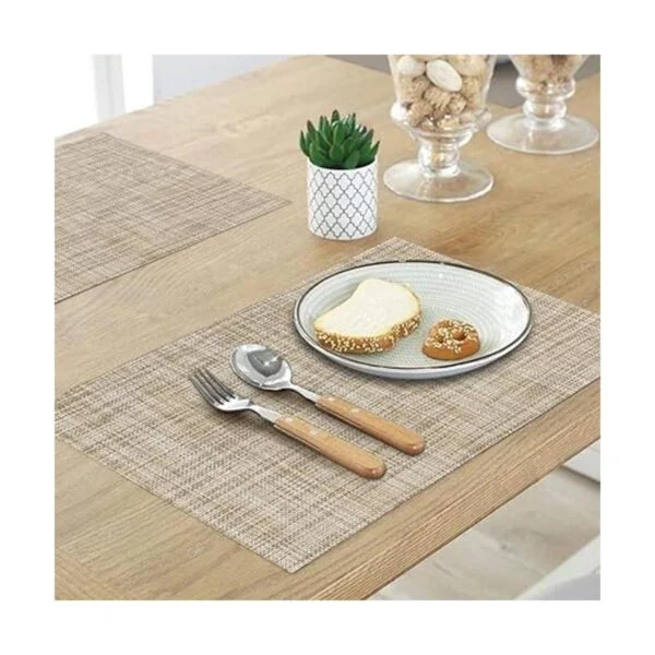 homEdge Mantel individual de PVC 4 piezas de tapetes_4