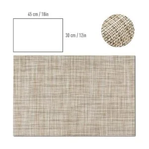 homEdge Mantel individual de PVC 4 piezas de tapetes_6
