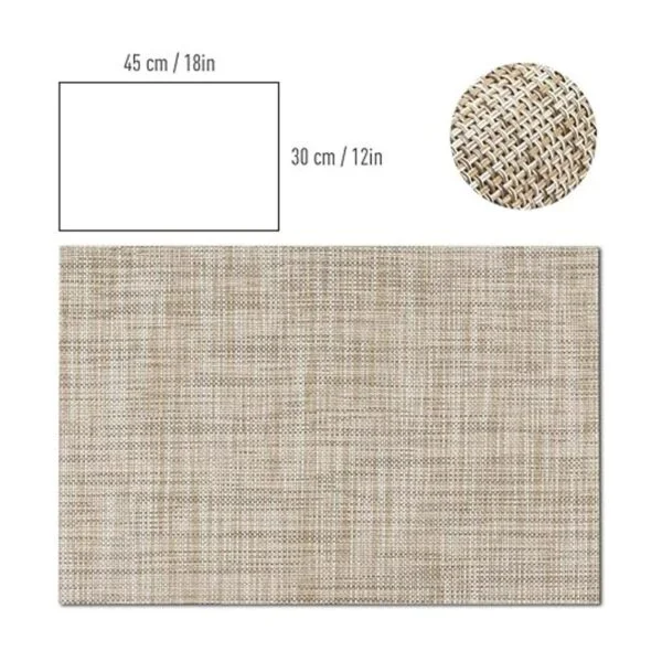 homEdge Mantel individual de PVC 4 piezas de tapetes_6