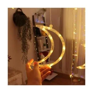 ALFEUND Cadena de luces LED de 138 luces LED de carámbanos_3