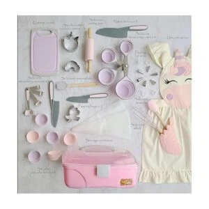 Juego de hornear Unicorn Kids con estuche de
