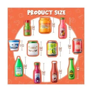 JOYIN 30 latas de alimentos para jugar accesorios de_5