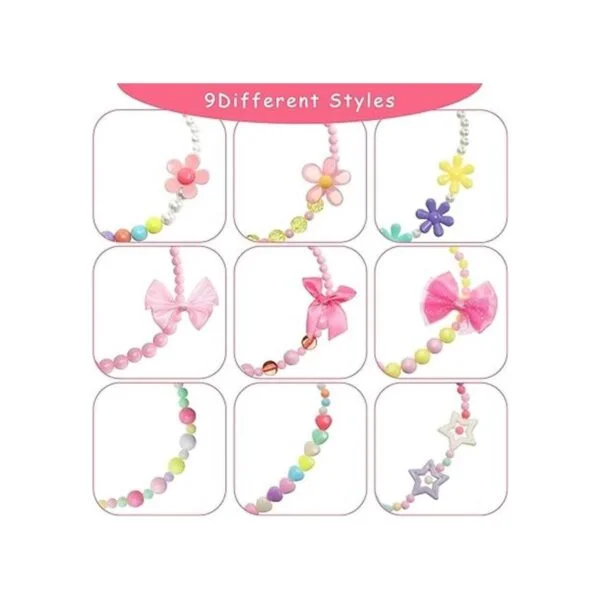 Juego de 9 piezas de joyería para niñas y niñas con_3